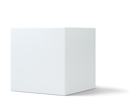 Empty pedestal. Simple template for an advertisement or web design. 3d renderingの写真素材