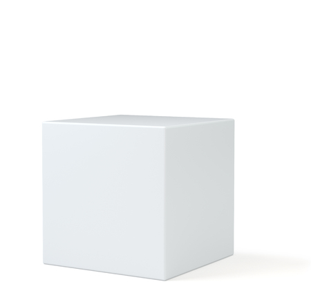 Pedestal for display. Platform for design. Realistic 3D rendering empty podiumの写真素材