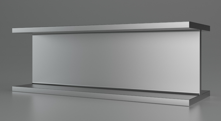 Rolled metal products or steel products. 3d renderingの写真素材