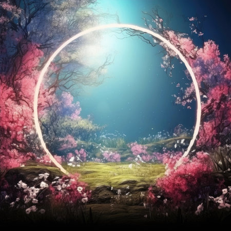Beautiful flowers arch for invitation card with flowers frame and flowers conner. Flowers element for design.の素材