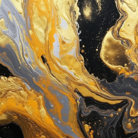 abstract black background with gold veins, artificial stone, artificial stone, marble texture, luxury marble surfaceの素材