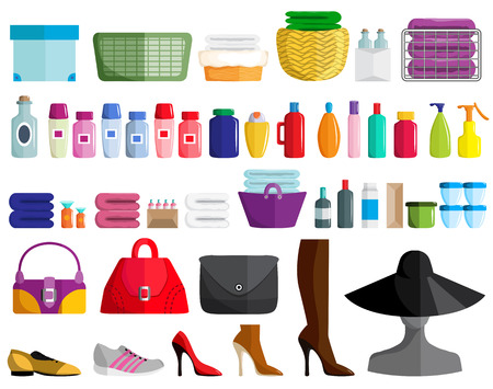 Set of female accessoriesのイラスト素材