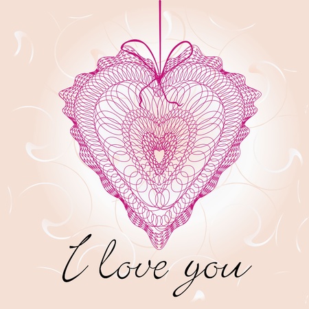 valentine background with heart のイラスト素材