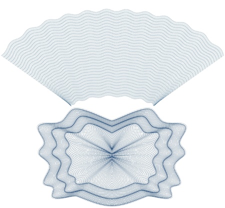 vector pattern for currency, certificate or diplomasのイラスト素材