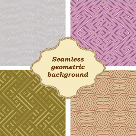 Seamless texture with geometric patternのイラスト素材