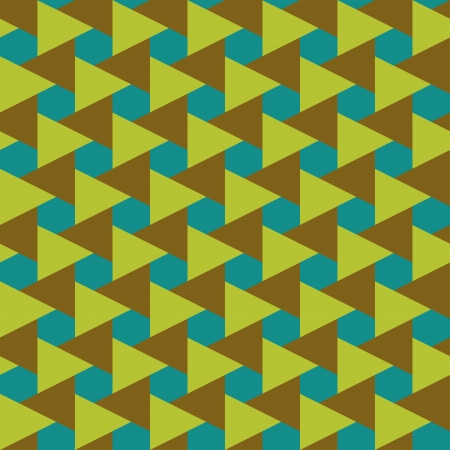 Retro seamless pattern of geometric shapes のイラスト素材