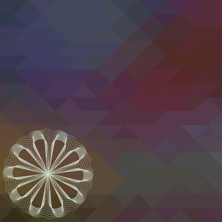 Retro seamless pattern of geometric shapes. Colorful mosaic backdrop. のイラスト素材