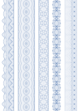 vector element for currency, certificate or diplomasのイラスト素材