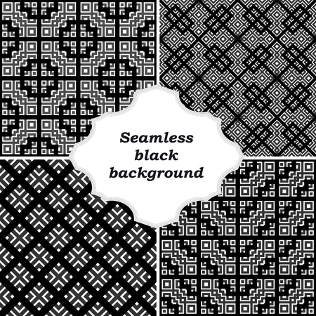 Set of ornamental patterns for backgrounds and texturesのイラスト素材
