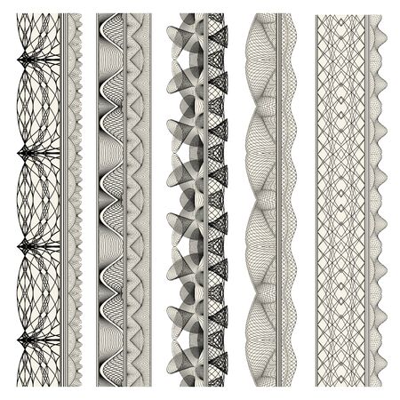 Vector element for currency, certificate or diplomasのイラスト素材