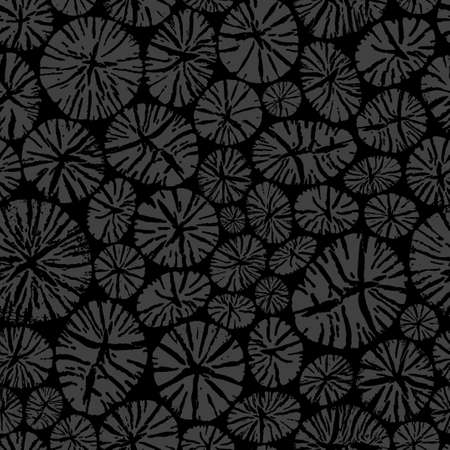 Black charcoal. Seamless pattern. Vector illustrationのイラスト素材