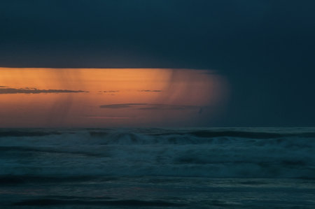 dawn on the beach in Arroio do Sal , Brazil