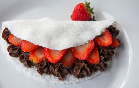 delicious tapioca on the tableの写真素材