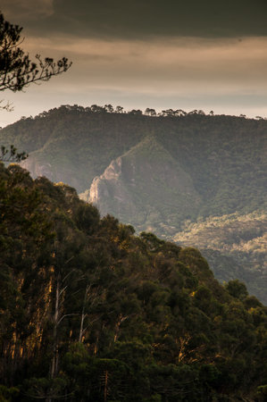 Mountain View at Sunsetの写真素材