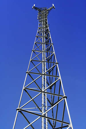 Telecommunications tower for mobile and cell phone.