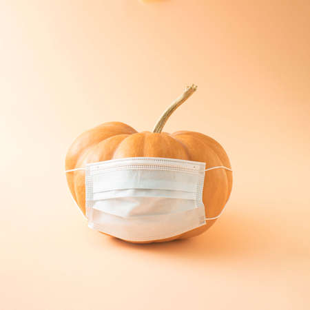 Pattern of green liquid and eyes leaking from the head of the skeleton. Holiday minimal concept.の写真素材