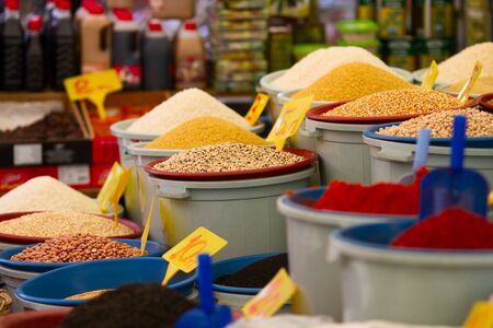 Spice Market Bazaar Middle Eastの写真素材