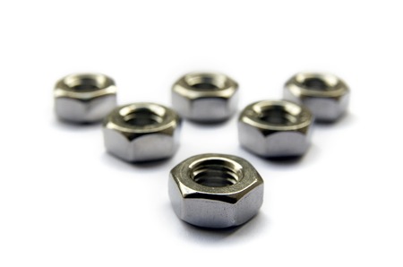 Nuts Isolated On White Backgroundの写真素材