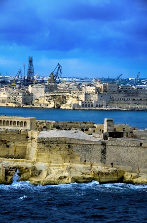 Ocean View at Coast Valletta,Maltaのeditorial素材