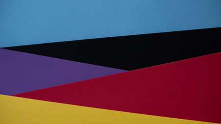 abstract photography. Colored triangles. Lines and angles.の写真素材