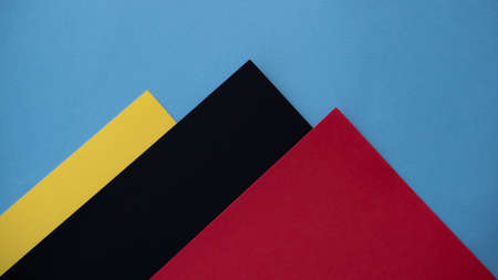 abstract photography. Colored triangles. Lines and angles.の写真素材