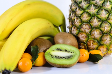 tropic fruit close upの写真素材