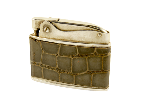 cigarette lighter isolated on white backgroundの写真素材