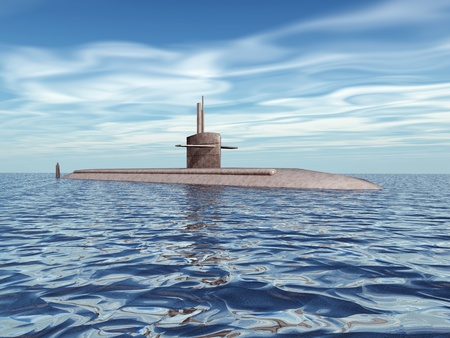 Modern Submarineの写真素材