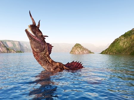 The Loch Ness Monsterの写真素材
