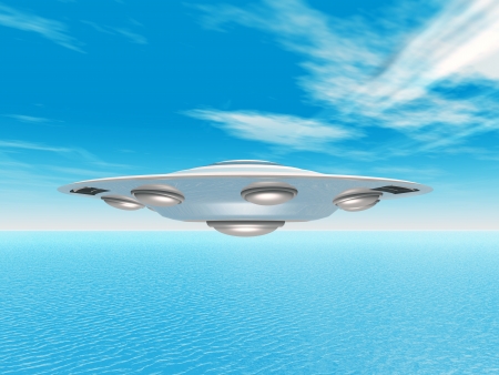 Alien Spacecraftの写真素材