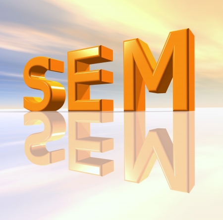SEM - Search Engine Marketingの写真素材
