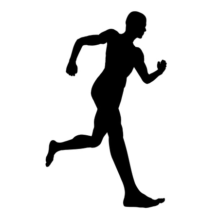 Runner Silhouetteの写真素材