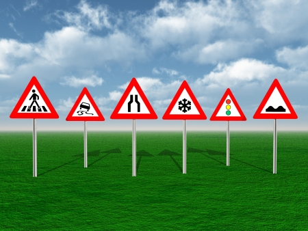 Traffic Signsの写真素材