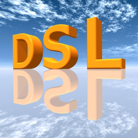 DSL - Digital Subscriber Lineの写真素材