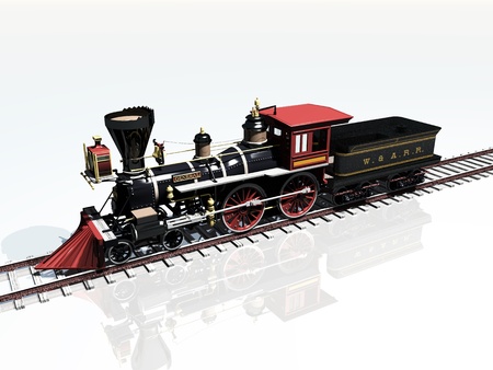 Old Steam Locomotiveの写真素材