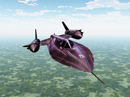 Reconnaissance Aircraft SR-71の写真素材