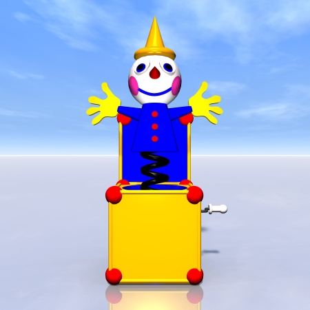Colorful Figure from the Boxの写真素材