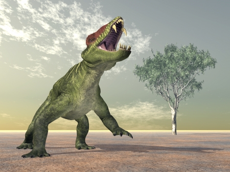 Dinosaur Doliosauriscusの写真素材