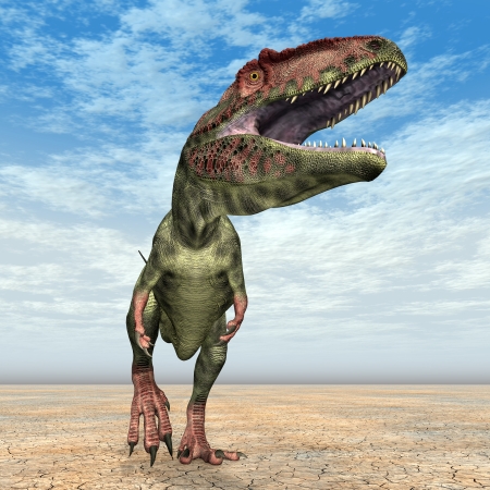 Dinosaur Giganotosaurusの写真素材
