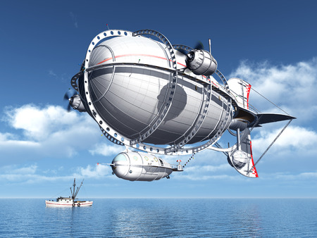Fantasy Airshipの写真素材