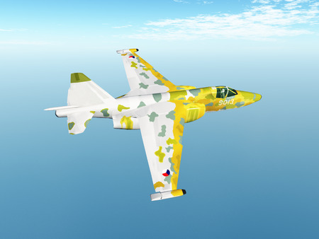Russian Attack Aircraft of the cold warの写真素材