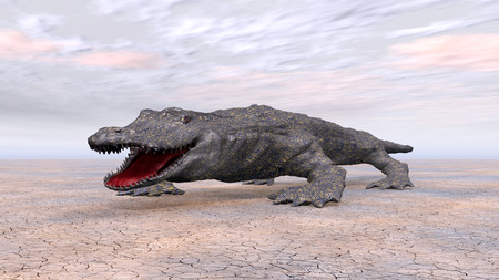 3d Crocodileの写真素材