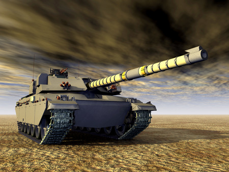 British Main Battle Tankの写真素材
