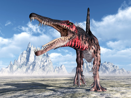 Dinosaur Spinosaurusの写真素材