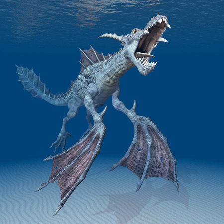 Water Dragonの写真素材