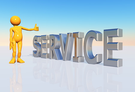 Serviceの写真素材