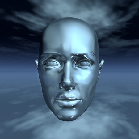 Head in Spaceの写真素材