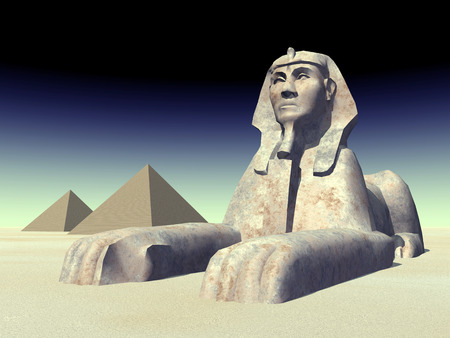 Egyptian Sphinx and Pyramids