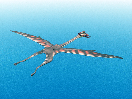 Pterosaur Quetzalcoatlusの写真素材