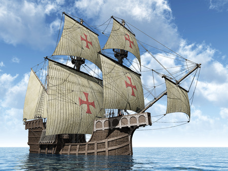 Portuguese Caravel of the Fifteenth Centuryの素材 [FY31034839187